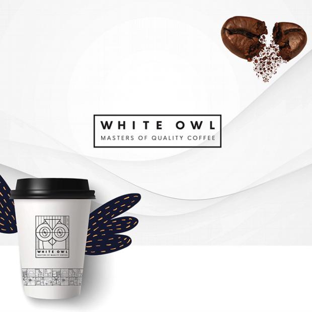 packaging design for a coffee shop in Athens