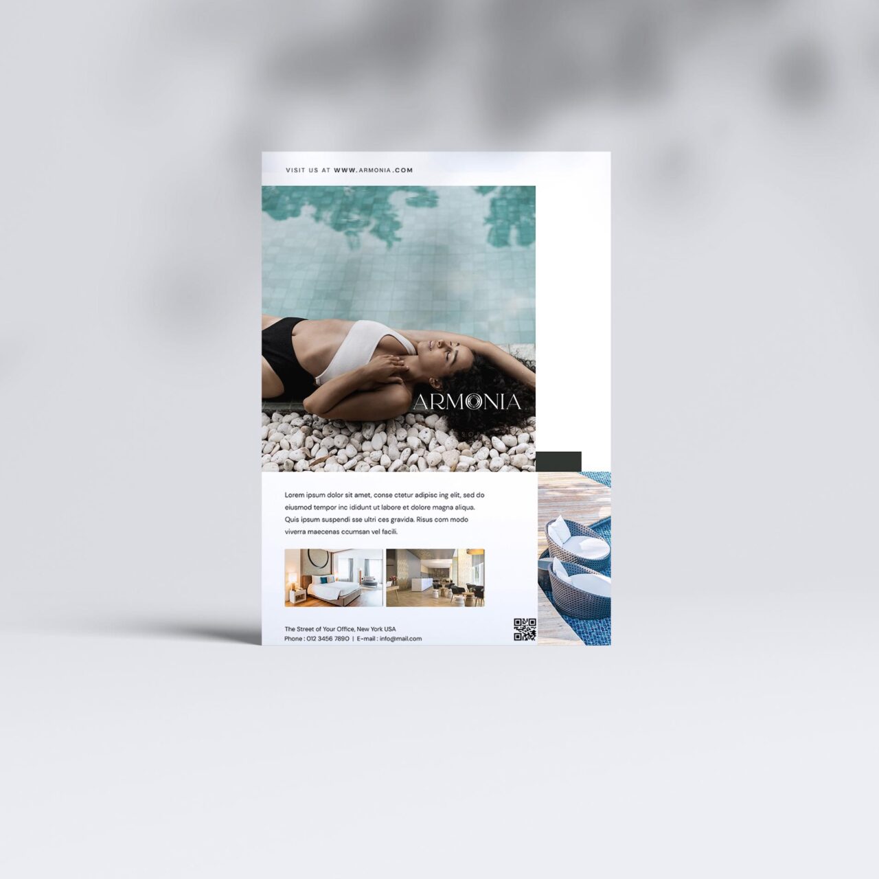 Flyer design for a hotel