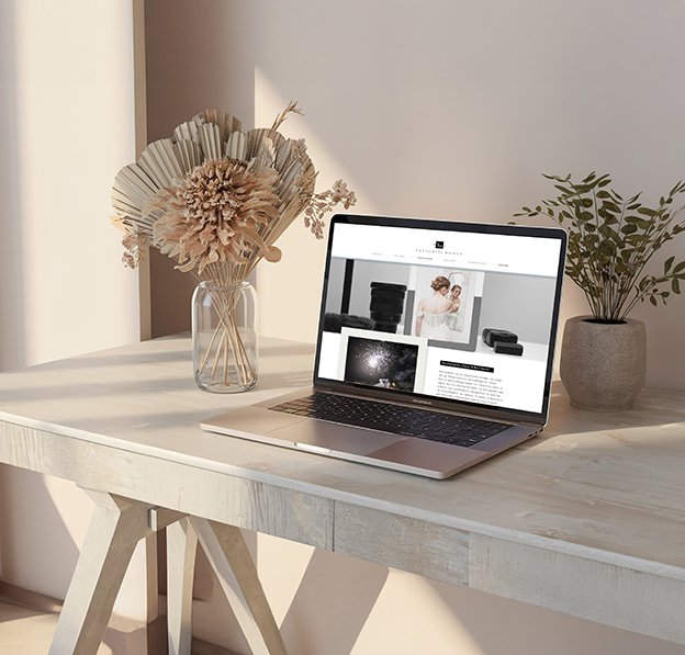 WEBSITE FOR A PHOTOGRAPHY STUDIO IN SANTORINI GREECE Ιστοσελίδα για Στούντιο φωτογραφίας στην Σαντορίνη