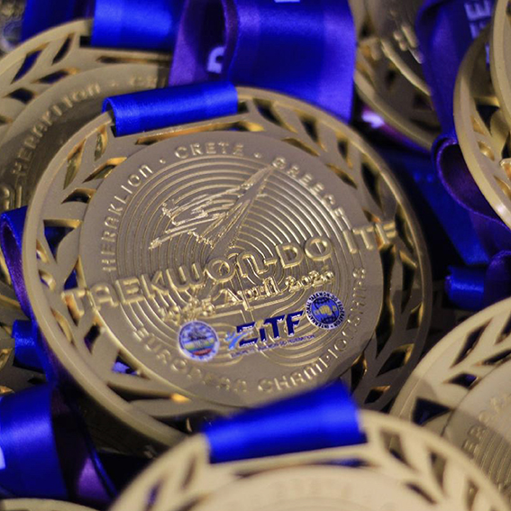 MEDAL DESIGN για το πανευρωπαικό πρωτάθλημα Taekwon-Do ITF